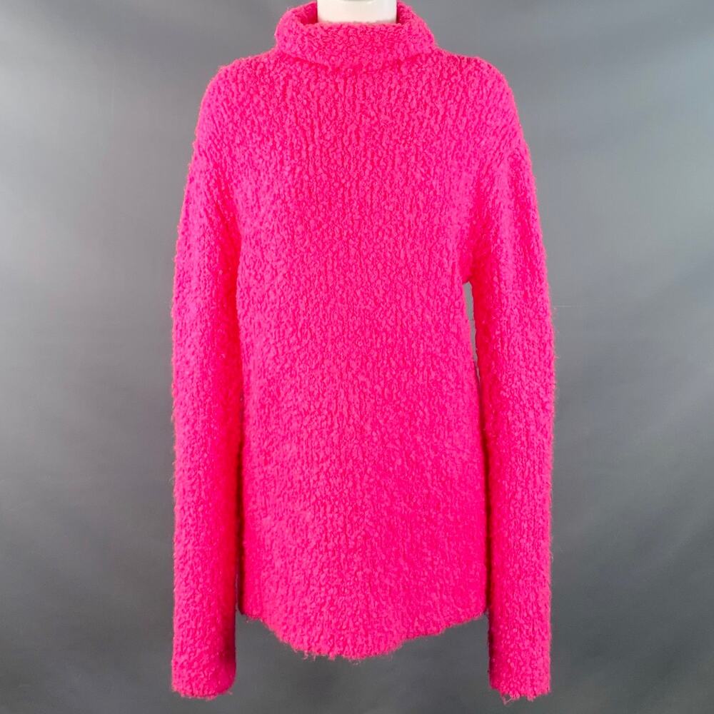 SIES MARJAN Size S Pink Acrylic Blend Knit Turtleneck Pullover